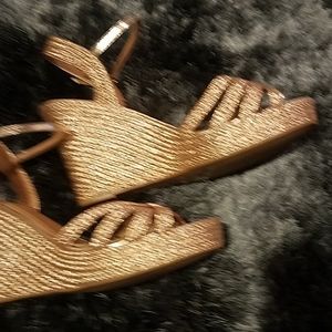 Bamboo wedges Rose Gold